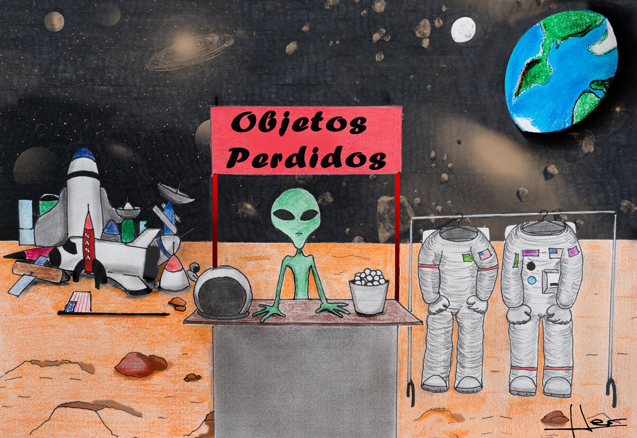 Entrada 1. Julio 16. Un marciano en el planeta tierra.jpg