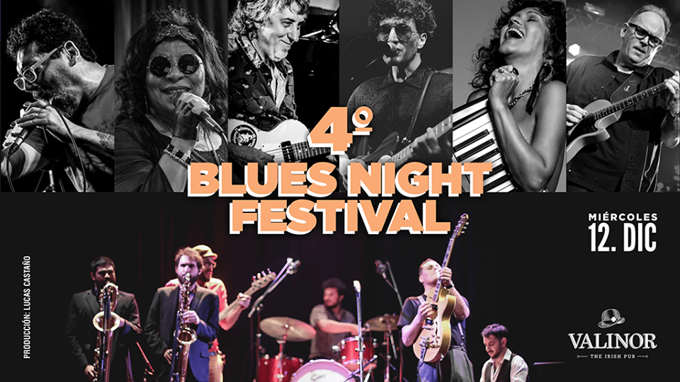 Se viene el Blues Night Festival de&nbsp;lujo