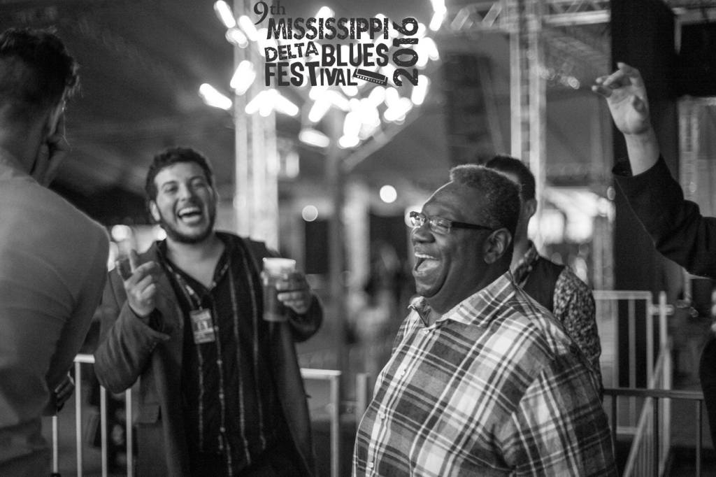 Post show en los camarines del Mississippi Delta Blues (2016)